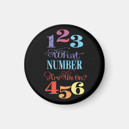 Bunco Spaß Welche Nummer haben wir? Magnet