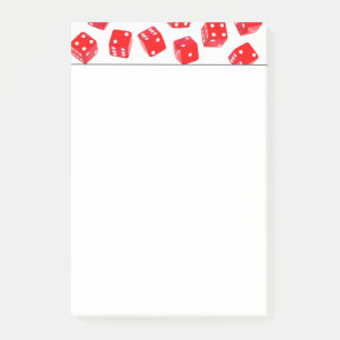 Bunco-Spiel Post-it Klebezettel