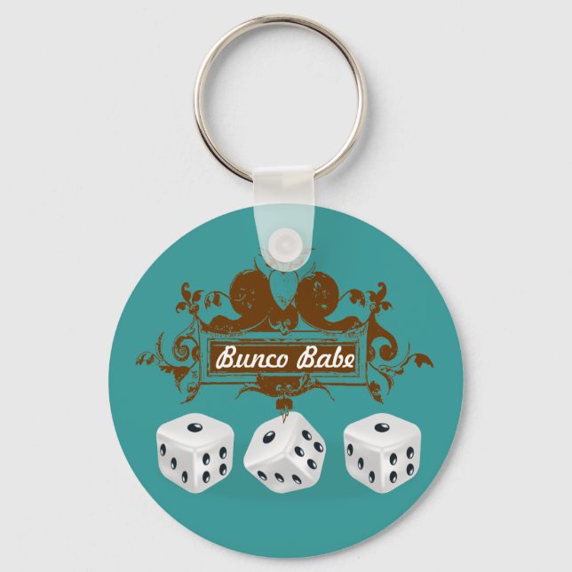 Bunco-Spieldesign Schlüsselanhänger (Vorderseite)