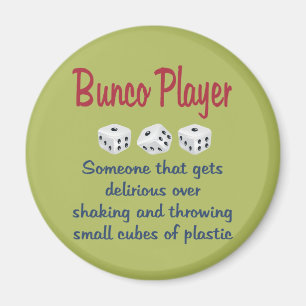 Bunco Spieler - Definition Magnet