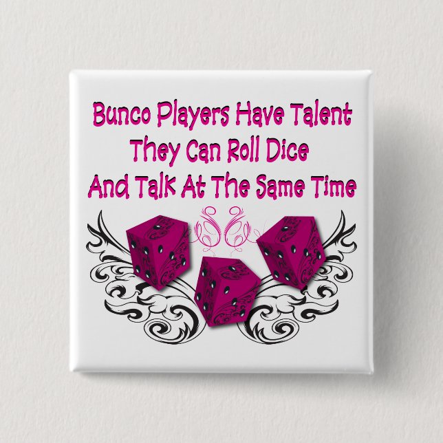 bunco Spieler haben Talent #2 Button (Vorderseite)