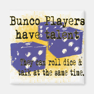 bunco Spieler Magnet