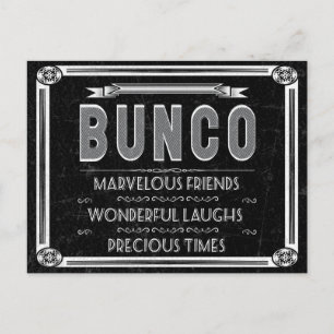 Bunco Vintage Typografie Einladung