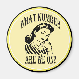 Bunco Welche Nummer haben wir auf #2? Magnet