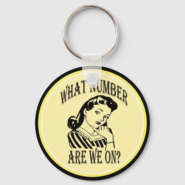 Bunco Welche Nummer haben wir auf #2? Schlüsselanhänger (Vorderseite)