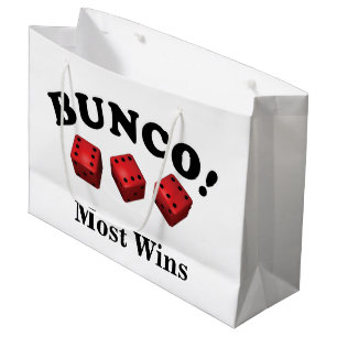Bunco Würfel-Geschenk die meisten Gewinne Große Geschenktüte