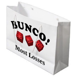 Bunco Würfel-Geschenk die meisten Verluste Große Geschenktüte