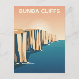 Bunda-Klippen Australien Postkarte
