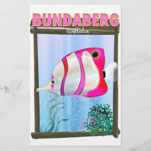 Bundaberg Australien Reiseplakat Briefpapier
