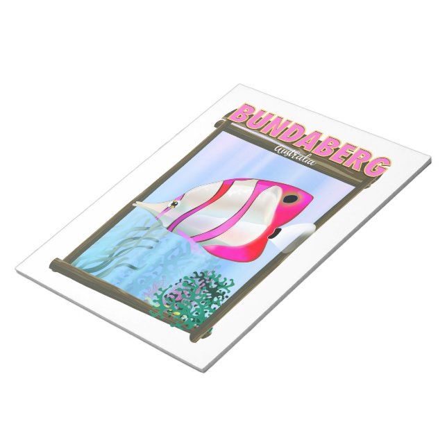 Bundaberg Australien Reiseplakat Notizblock (angewinkelt)