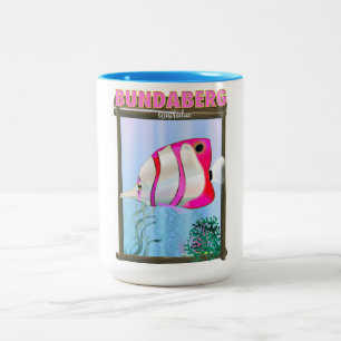 Bundaberg Australien Reiseplakat Zweifarbige Tasse