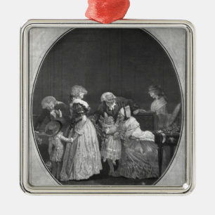 Bündel der Blumen oder der feiern Großmutter Silbernes Ornament