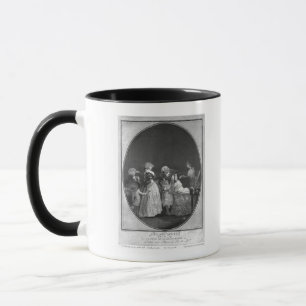 Bündel der Blumen oder der feiern Großmutter Tasse