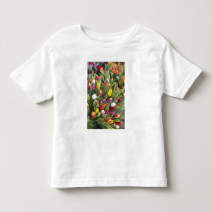 Bündel der bunten Tulpen Kleinkind T-shirt