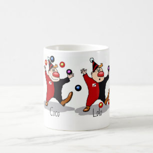 Bündel der Clowns-Kaffee-Tasse Kaffeetasse