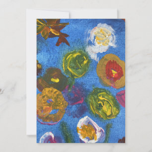 "Bündel von Blume" Acryl auf Leinwand Save The Date