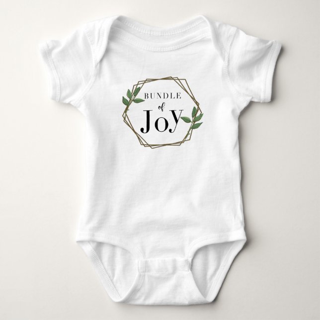 Bündel von Joy Geometric Baby Bodysuit Strampler (Vorderseite)