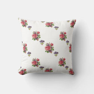 Bündel von Violetten und Rose Reversible Pillow Kissen
