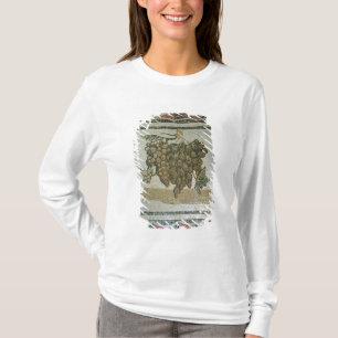 Bündel weiße Trauben, römisches Mosaik T-Shirt