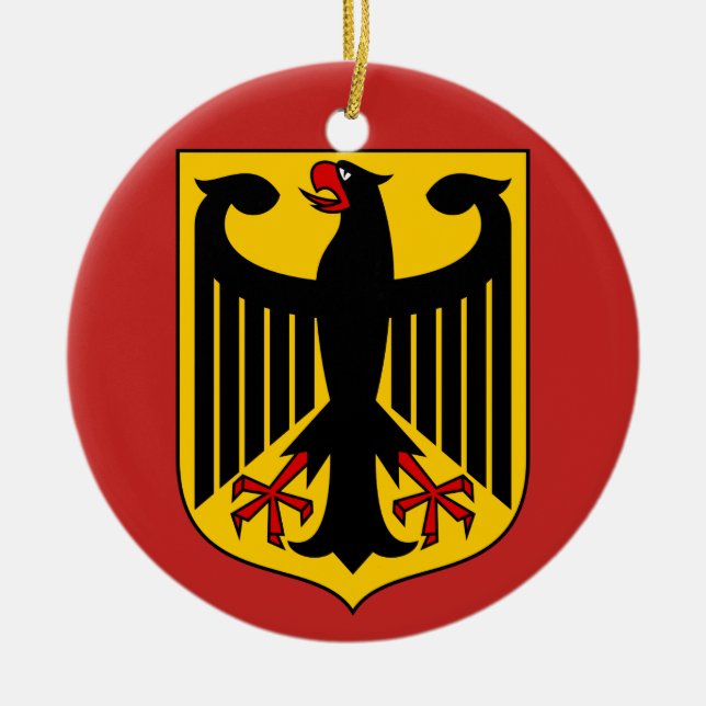 Bundesadler - Bundeswappen Deutschlands - Keramik Ornament (Vorne)