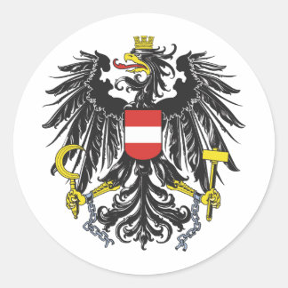 Bundesadler Österreich Runder Aufkleber