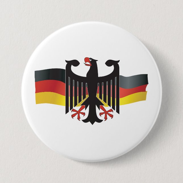 Bundesadler Wappen Deutschland Button (Vorderseite)
