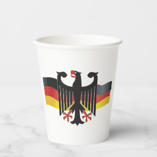 Bundesadler Wappen Deutschland Pappbecher
