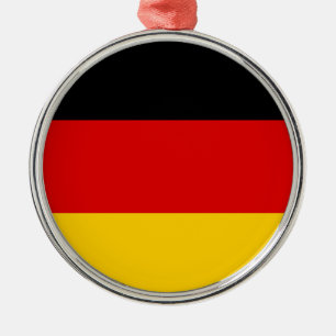 Bundesflagge Silbernes Ornament
