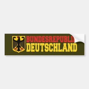 Bundesrepublik Deutschland Autoaufkleber