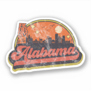 Bundesstaat Alabama Aufkleber