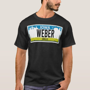 Bundesstaat Iowa individuelle Weber-Vanity-Kfz-Ken T-Shirt