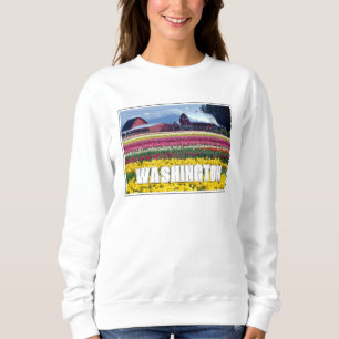 Bundesstaat Washington Tulpenfeld Sweatshirt