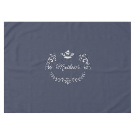 Bundesstaatlich Blue Crown Wappen Personalisiert Tischdecke