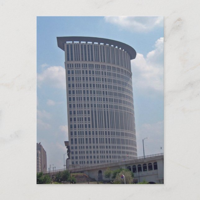Bundesstaatlich Courthouse Tower, Cleveland Ohio Postkarte (Vorderseite)