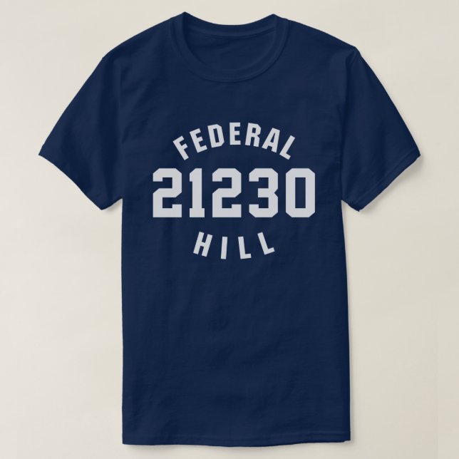Bundesstaatlich Hill 21230 T - Shirt (Design vorne)