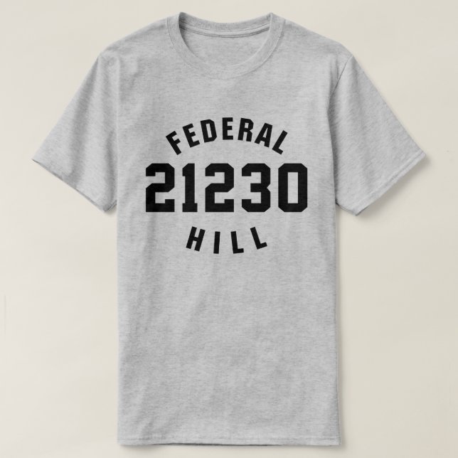 Bundesstaatlich Hill 21230 T - Shirt (Design vorne)