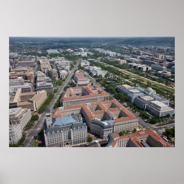 Bundesstaatlich Triangle Washington D.C. Poster (Vorne)