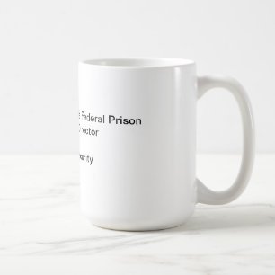 Bundesstaatliche Gefängnisandenken MU Fort Kaffeetasse