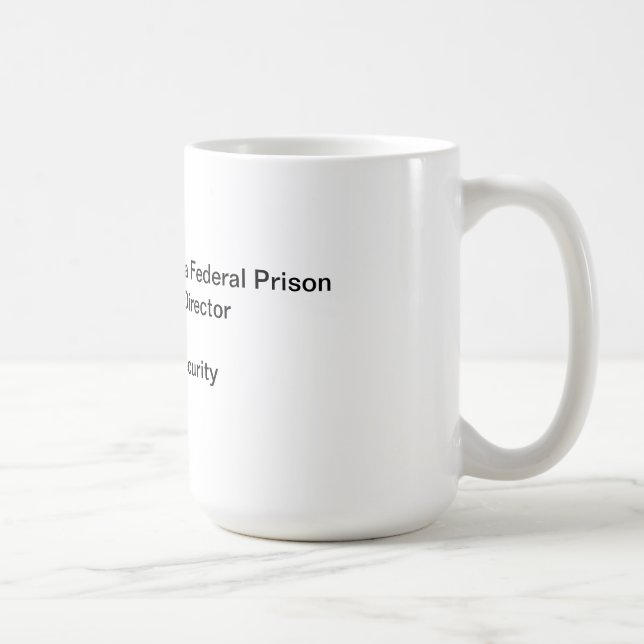 Bundesstaatliche Gefängnisandenken MU Fort Kaffeetasse (Rechts)
