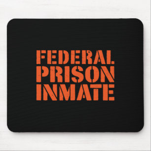 Bundesstaatliche Gefängnisinsasse Uniform Number F Mousepad
