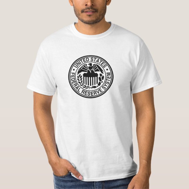 Bundesstaatliche Reserve Illuminati aller sehende T-Shirt (Vorderseite)
