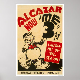 Bundesstaatliche Theater-Komödie 1938 WPA Poster