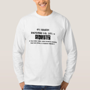 Bundesstaatlicher haushaltspolitischer Sequester T-Shirt