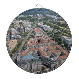 Bundesstaatliches Dreieck Washington D.C. Dartscheibe