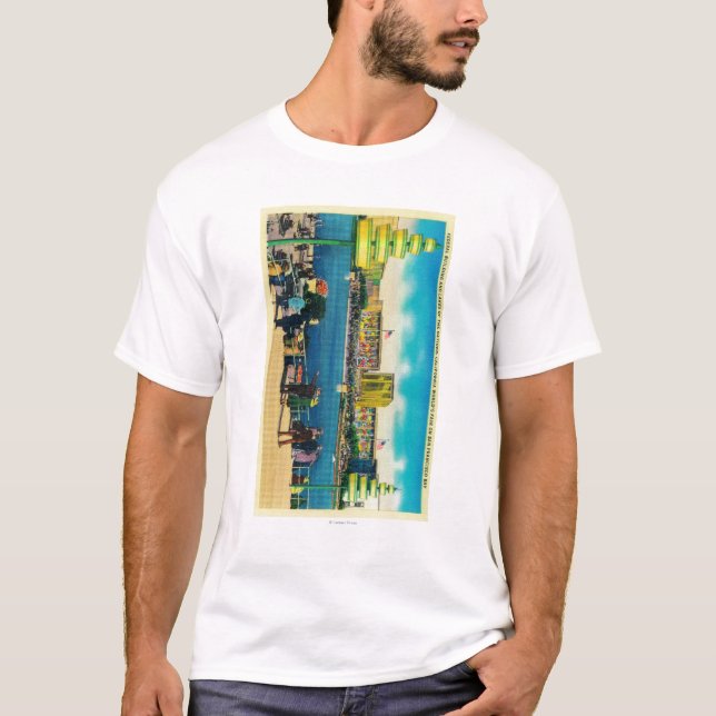 Bundesstaatliches Gebäude und Seen der Nationen T-Shirt (Vorderseite)