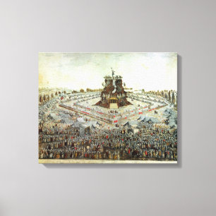 Bundesstaatliches Lager in Lyon, am 30. Mai 1790 Leinwanddruck