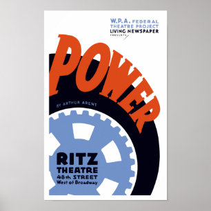 Bundesstaatliches Theaterprojekt präsentiert Power Poster