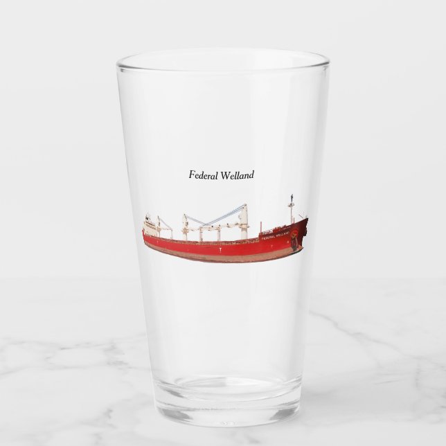 Bundesstaatliches Welland-Glas Glas (Vorderseite)