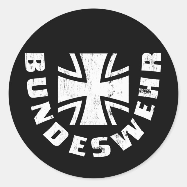 Bundeswehr Deutschland, Luftwaffe, Deutsche Luftwa Runder Aufkleber (Vorderseite)
