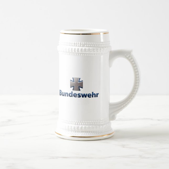 Bundeswehr-Emblem Bierglas (Rechts)